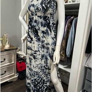 Sundress with slit on bottom